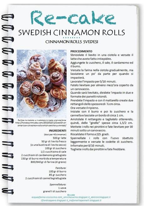 RE-CAKE 3: swedish cinnamon rolls