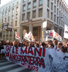 La manifestazione di ieri a Palermo (robertozampinophoto.com)