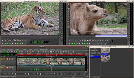 Top 5 Video Editors per Linux cinelerra-4-2