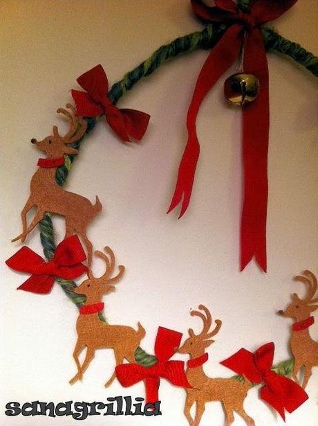 CHRISTMAS WREATH REINDEER