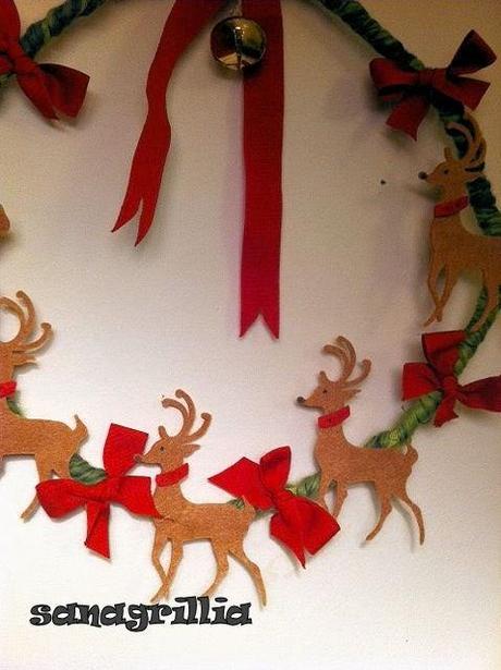 CHRISTMAS WREATH REINDEER