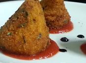 Arancini Riso alla zucca cuore gorgonzola