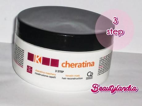 CP PROFESSIONAL - Trattamento ricostruzione K cheratina (shampoo, siero, maschera)