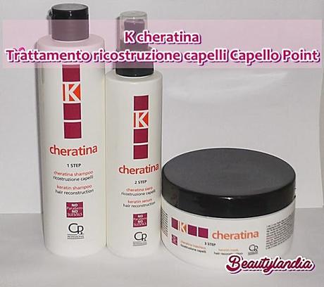 CP PROFESSIONAL - Trattamento ricostruzione K cheratina (shampoo, siero, maschera)