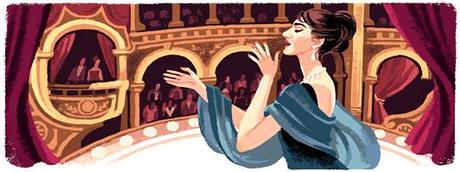 Google ricorda Maria Callas e la omaggia con il doodle