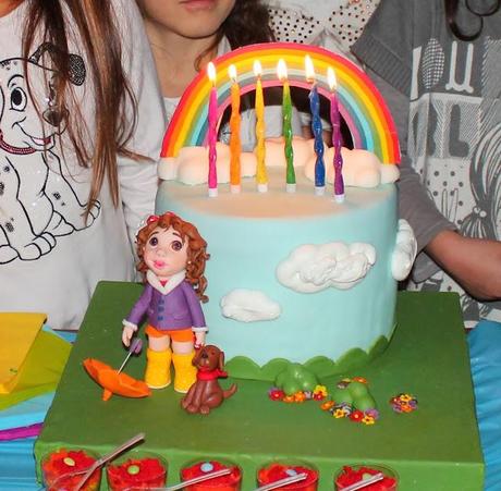 Torta arcobaleno per la mia piccola: storia di ordinaria sfortuna in cucina!!