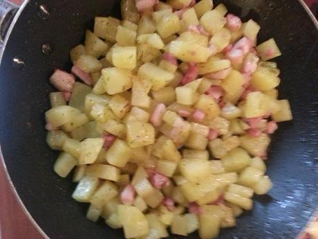 Frittata di patate e pancetta