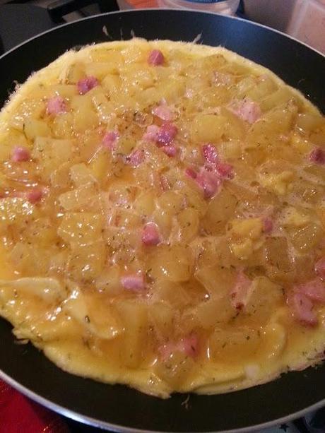 Frittata di patate e pancetta