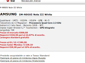 Super Offerta Samsung Galaxy Note Garanzia Italia euro Mediaworld