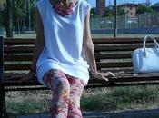 Flowered leggings