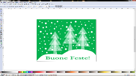 Il risultato finale in Inkscape