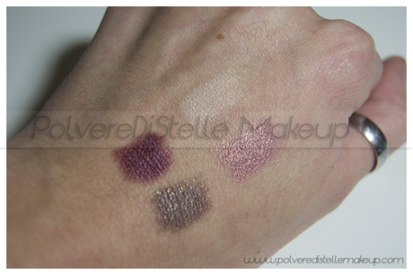 Swatches: Long Lasting Stick Eyeshadows n.28 - 36 - 37 - 38