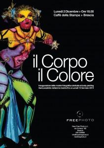 Locandina Mostra Fotografica il Corpo il Colore