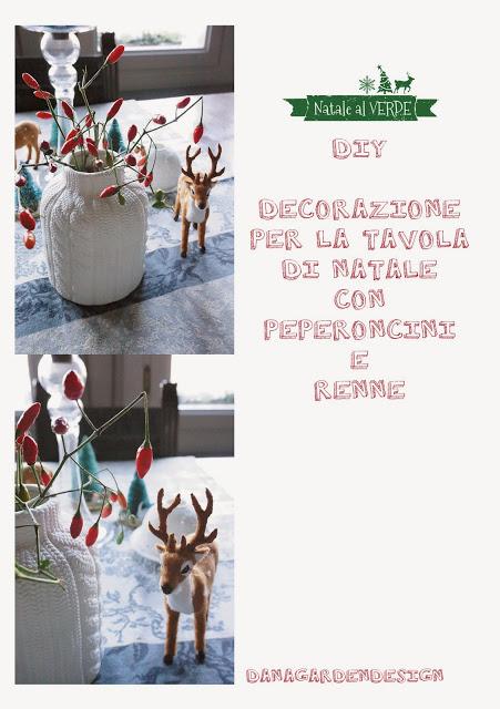 Natale al VERDE decorare la tavola per le feste  #sharenatalealverde