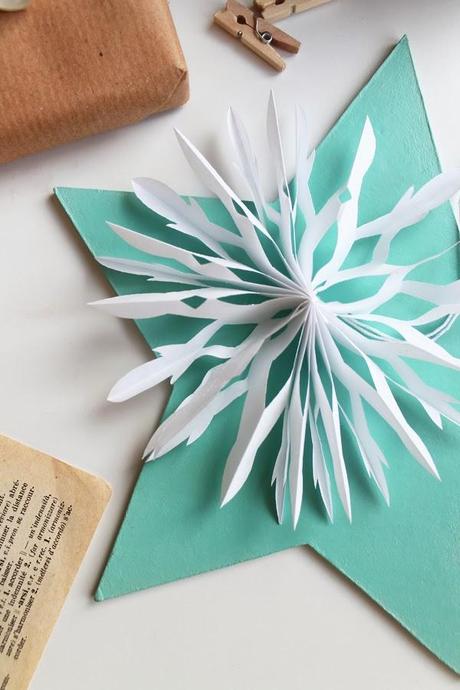 Paper snowflakes diy