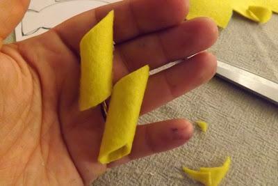 felt food pasta: tutorial