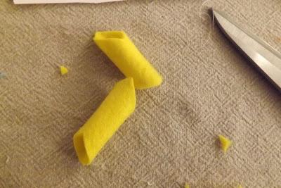 felt food pasta: tutorial