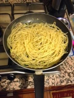 Spaghetti d'autunno (con funghi e zucchine)