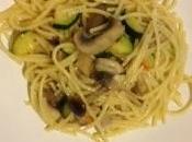 Spaghetti d'autunno (con funghi zucchine)