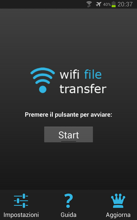 WiFi File Transfer una valida alternativa per AirDroid