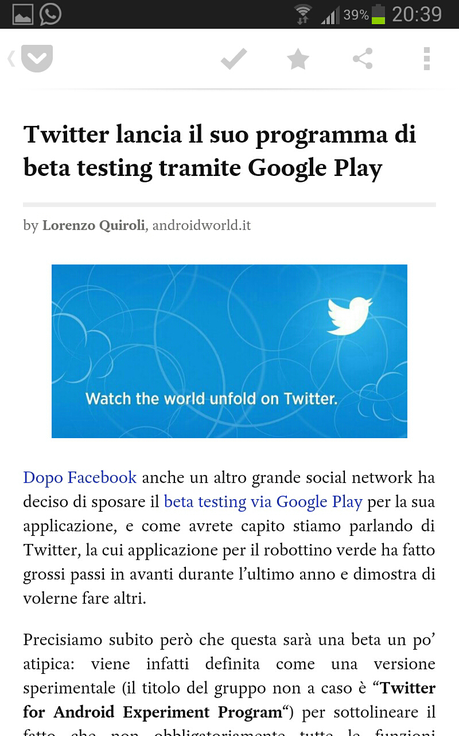 POCKET, aka READ IT LATER.