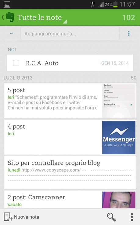 Evernote, l'ufficio in tasca! PARTE I