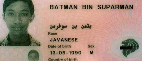 Il mio nome è Batman, il mio cognome Suparman!