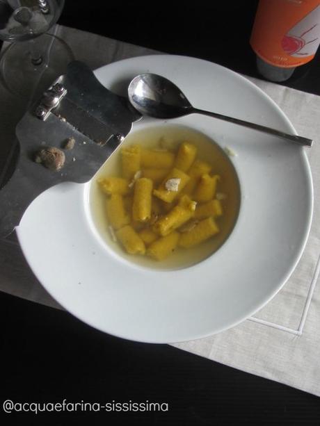 passatelli di zucca con tartufo bianco