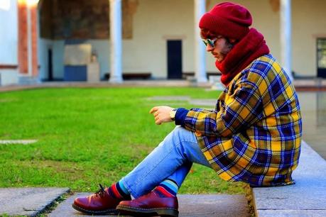 TARTAN MAN IN MILAN.