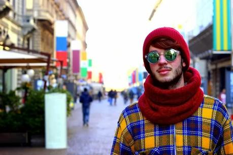 TARTAN MAN IN MILAN.