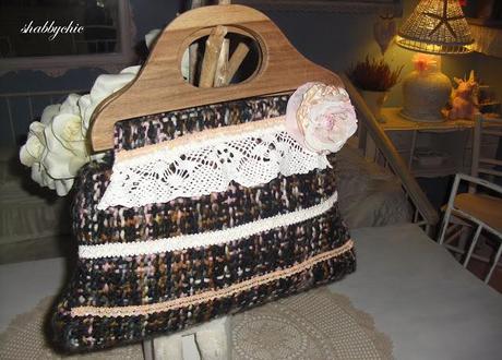 le borse shabbychic con i fiori
