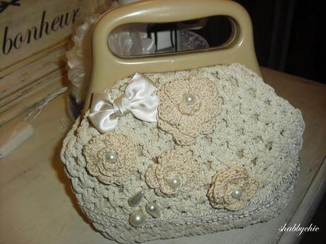 le borse shabbychic con i fiori