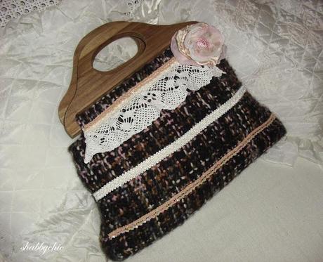le borse shabbychic con i fiori