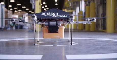 Amazon prime air: consegna in trenta minuti tramite droni