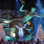 Mariah Carey canta al Rockfeller Center: gli abiti natalizi sono scollati (foto)