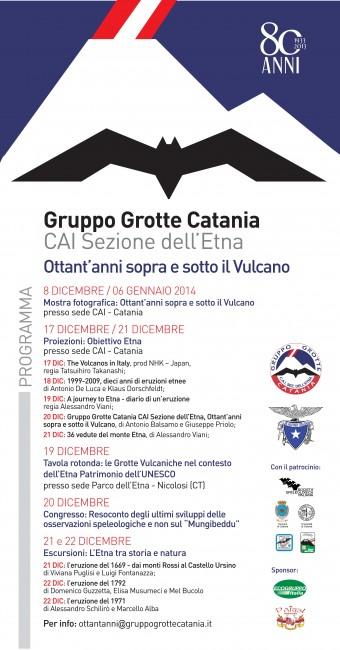 Gruppo Grotte Catania, ottant’anni sopra e sotto il Vulcano