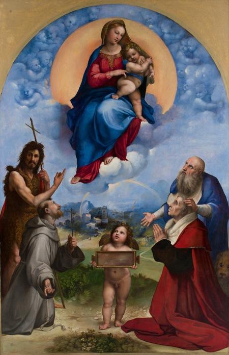 madonna foligno La Madonna di Foligno di Raffaello in mostra a Palazzo Marino di Milano