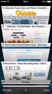Apple iOS 7: come chiudere tutte le schede del browser web Safari