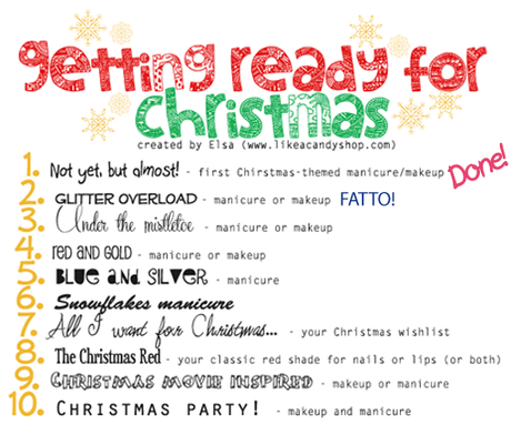 Tag: #GettingReadyForChristamas Challenge 2.Glitter Overload