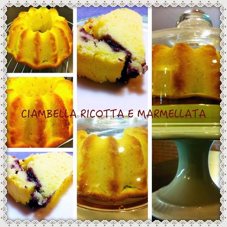 CIAMBELLA ALLA RICOTTA E MARMELLATA