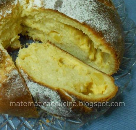 Brioche Farcita con Crema e Mele