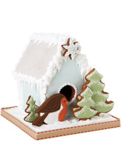 Christmas Gingerbread Birdhouse