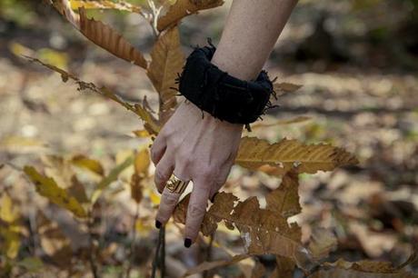 Smilingischic, fashion blog, outfit, tartan style, smile, dettagli bracciale, 