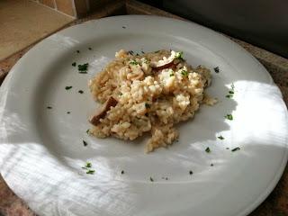 Risotto ai funghi porcini.