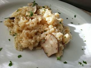 Risotto ai funghi porcini.