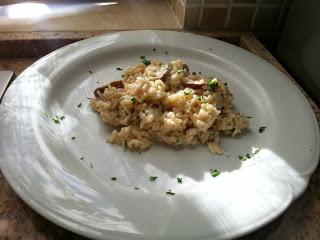 Risotto ai funghi porcini.