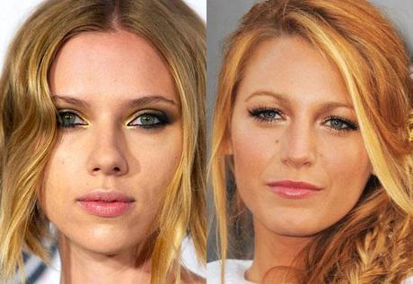 Il trucco di Scarlett Johansson e Blake Lively