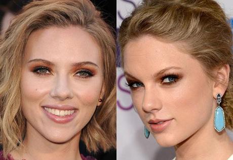 il trucco di Scarlett Johansson e Taylor Swift