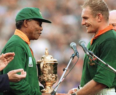 Mandela e lo sport che riconcilia. Una squadra e un Paese