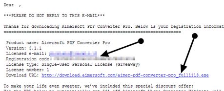 Immagine+2 Aimersoft PDF Converter Pro Gratis: Convertire PDF in Word, Excel, HTML e altri formati su Windows